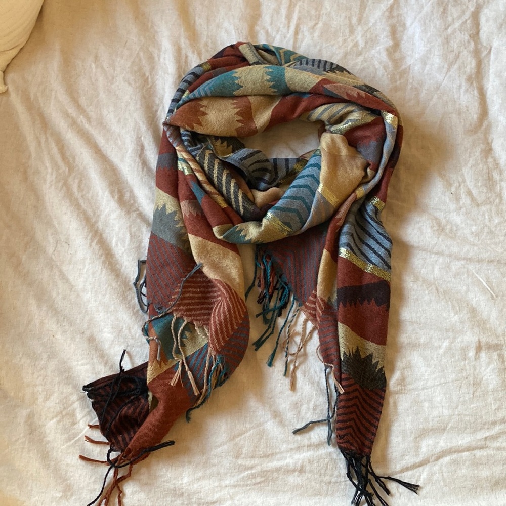 Scarf, southwestern print